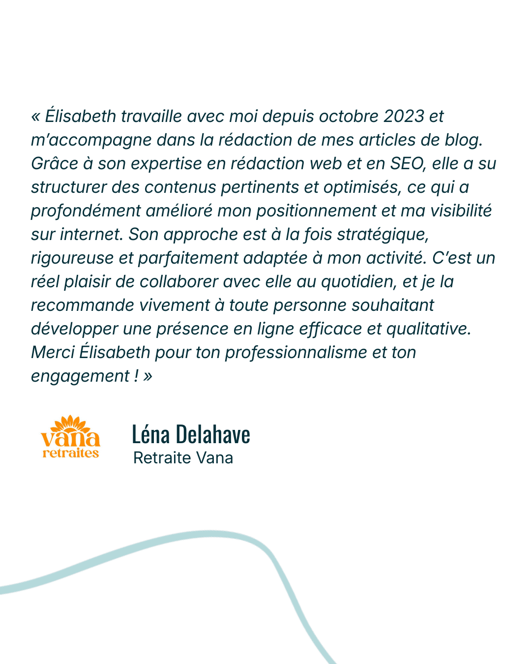 Avis Léna Delahave - Elisabeth Sanchez